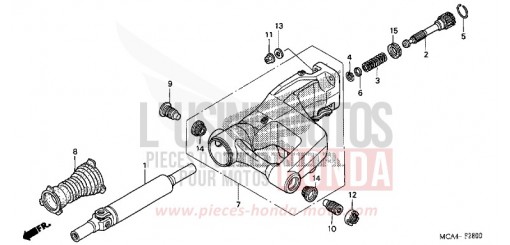 BRAS OSCILLANT GL1800A5 de 2005